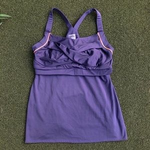 LUCKY IN LOVE Racerback Fitness tank